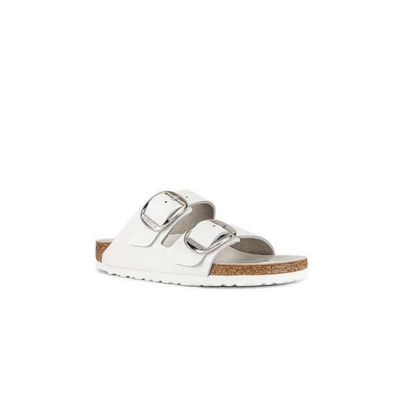 BIRKENSTOCK Arizona Big Buckle Sandal in White - Picture 2 of 9
